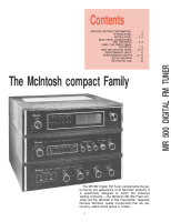 McIntosh MR-500 - Owners manual 